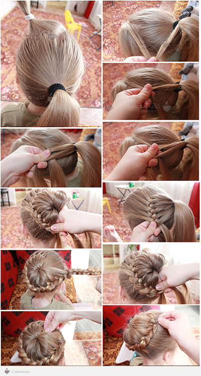 آموزش بافت مو برای دختر بچه ها