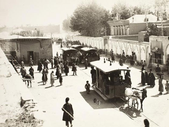 عکس: وسایل نقلیه عمومی در عصر قاجار