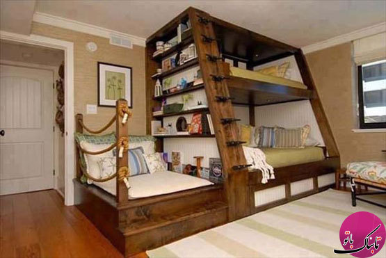 تخت‌خواب‌های جالب و متفاوت برای اتاق کودکان