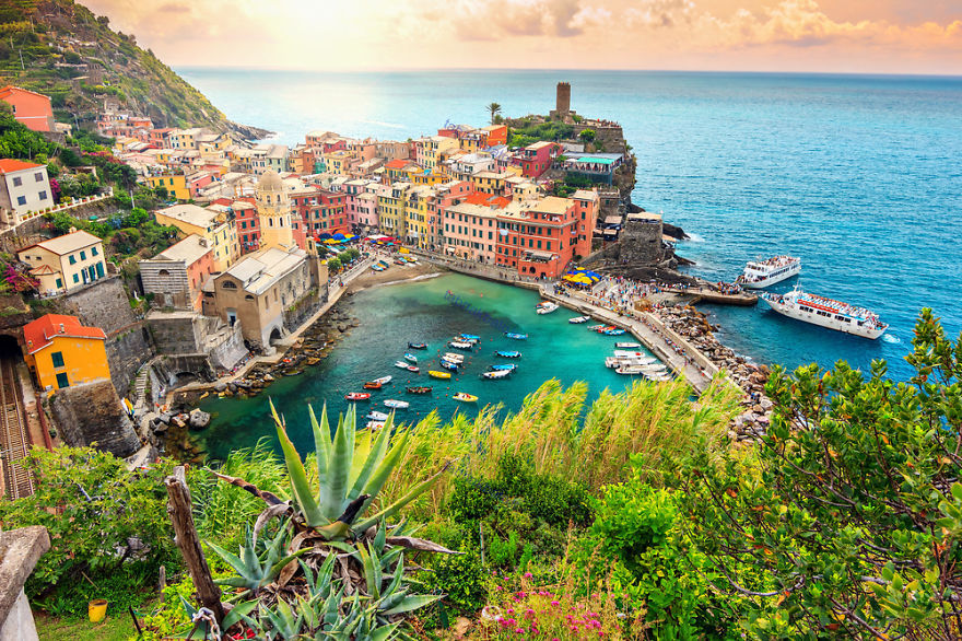 تصاویری از زیباترین و رومانتیک ترین شهرهای ایتالیا