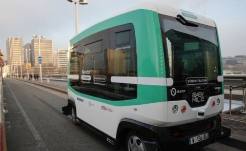 راه‌اندازی خط اتوبوس بدون راننده در پاریس