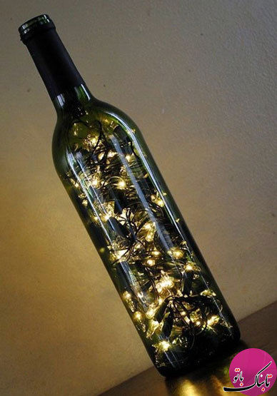 بطری‌های نورانی، ایده‌ای جالب برای نورپردازی