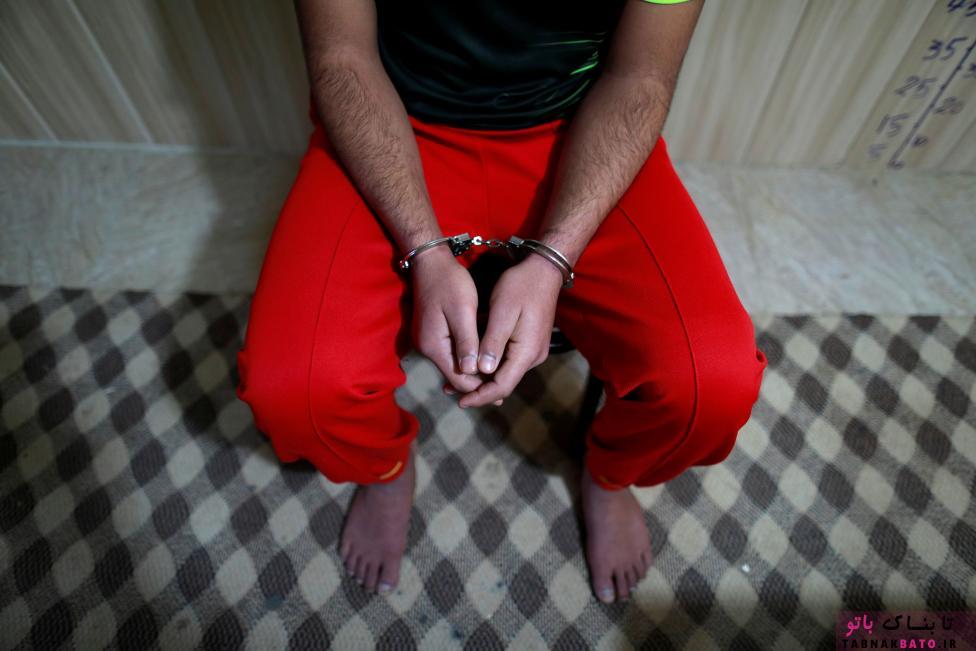 گزارش تصویری از جنگجویان داعش پشت میله های زندان