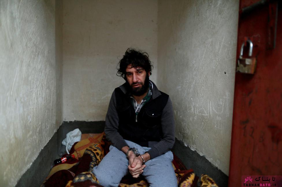 گزارش تصویری از جنگجویان داعش پشت میله های زندان