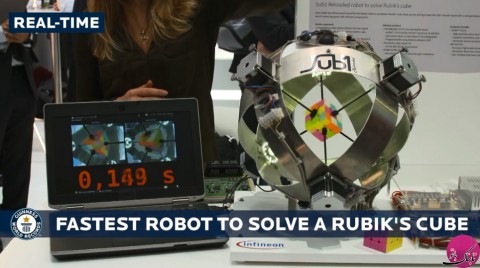 این ربات حل مکعب روبیک، رکورد گینس را شکست!