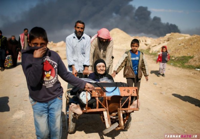فرار از دست داعش به روایت تصاویر