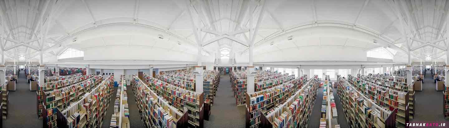 عکس‌های پانارومایی دیدنی از کتابخانه‌های آمریکا