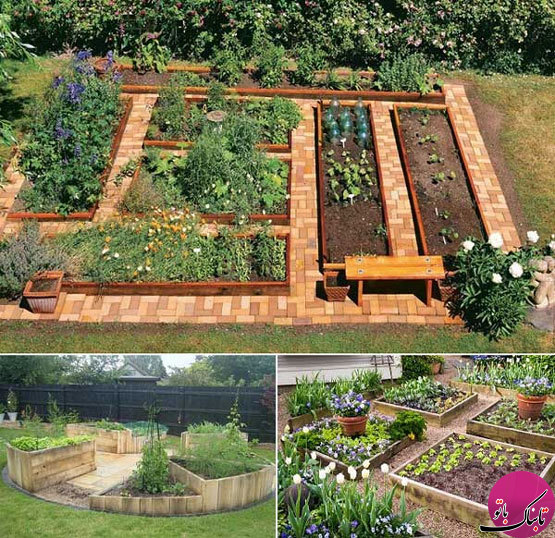 ایده‌هایی برای ساختن باغچه‌ی سبزیجات