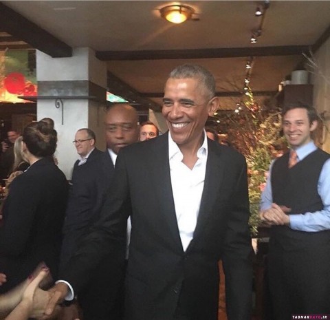 وقتی که تعطیلات به باراک اوباما خوش می گذرد!