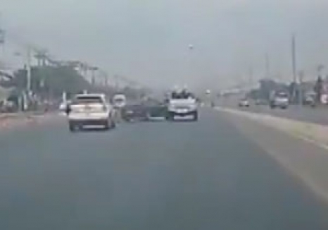 حرکت دیوانه‌وار و مرگبار یک راننده