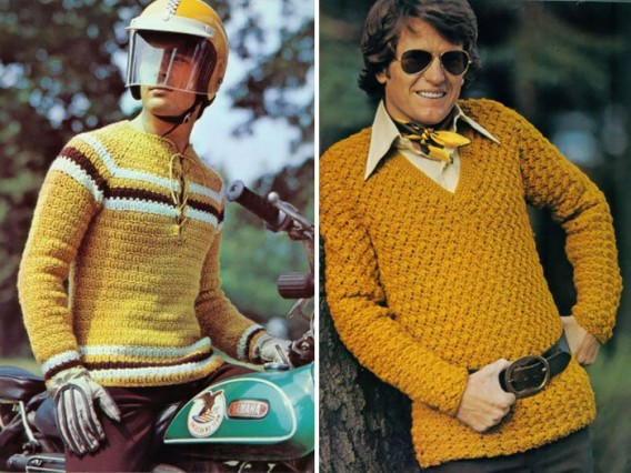 تبلیغات باورنکردنی دهه ۷۰ میلادی برای لباس‌ های مردانه