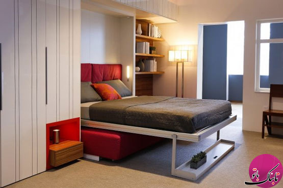 طراحی تخت‌خواب‌هایی برای صرفه‌جویی در فضا