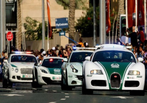 سریع‌ترین خودروهای پلیس جهان در دبی