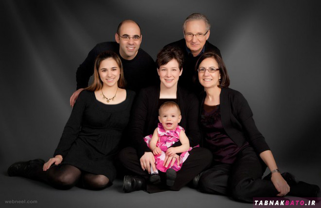 ایده‌ها و ژست‌هایی زیبا برای عکس‌های خانوادگی