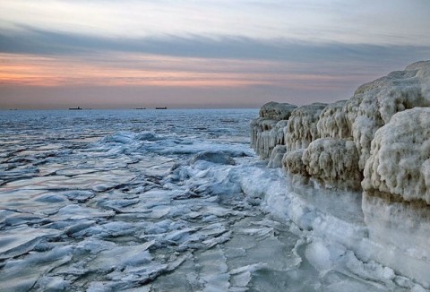 یخ زدن دریا در دمای ۲۰-