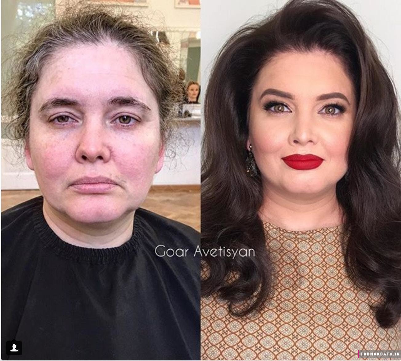 باورنکردنی‌ترین آرایش‌های چهره: تغییر اعجاب انگیز چهره خانم‌ها!