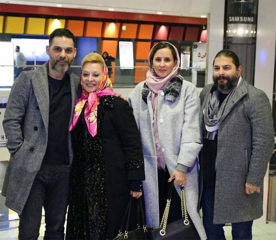 پیمان معادی با خانواده در جشنواره فجر +عکس