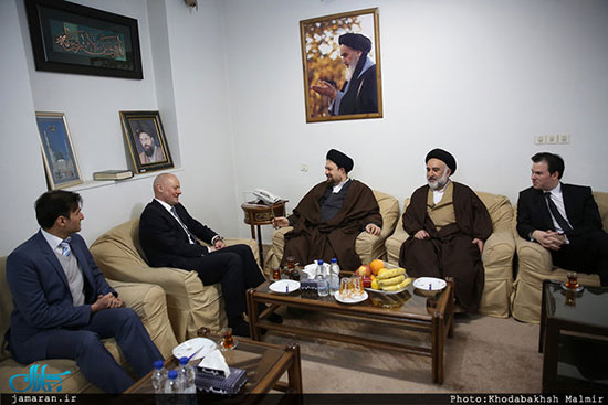 دیدار سفیر آلمان در ایران با یادگار امام+عکس