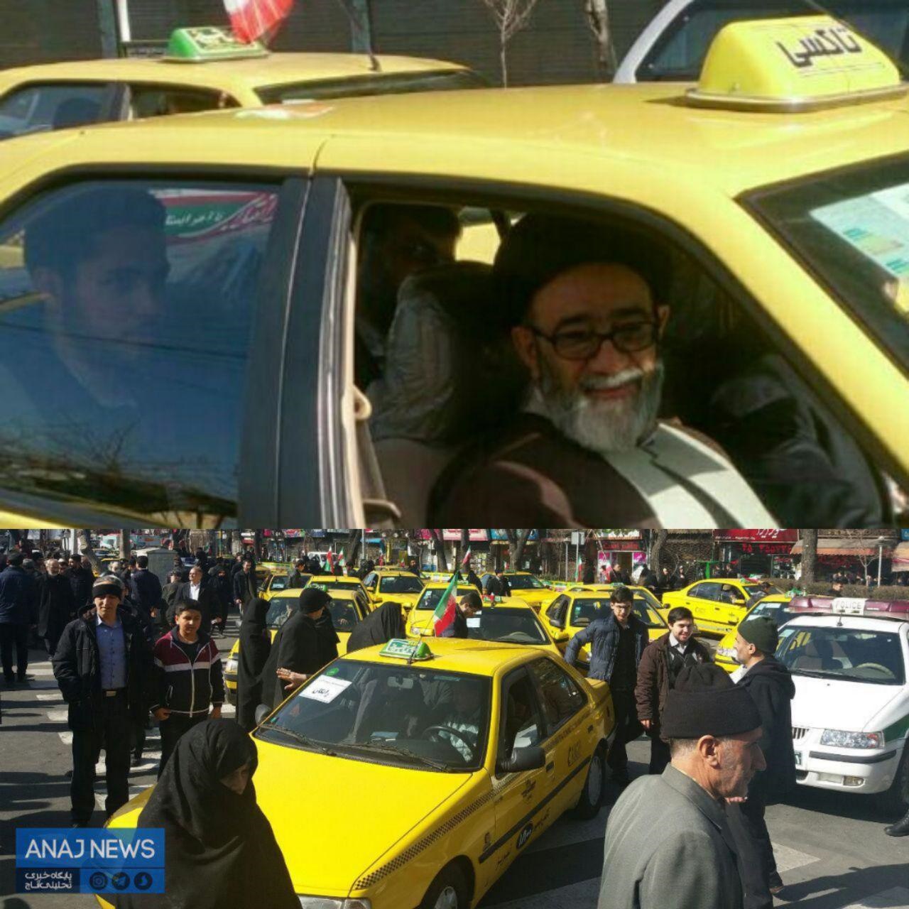 امام جمعه تبریز با تاکسی بی سیم به منزل رفت +عکس