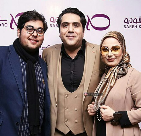 مانی رهنما در کنار پسر و همسر مجری‎اش +عکس