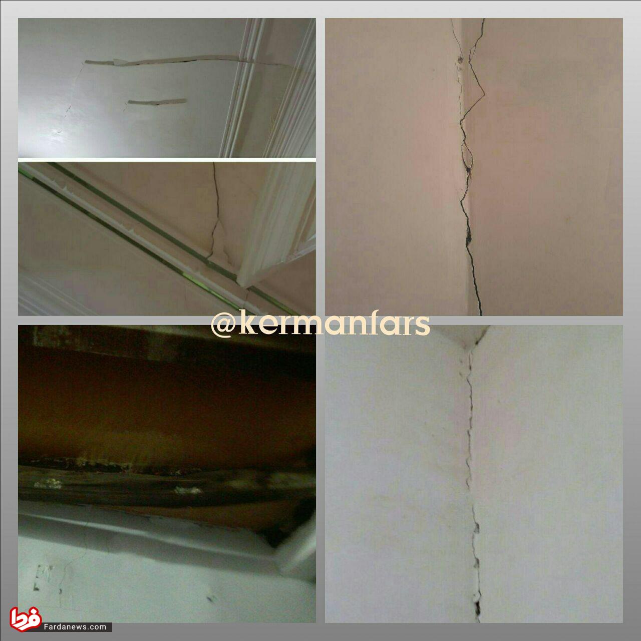 اولین تصاویر از خسارت زلزله در کهنوج، کرمان