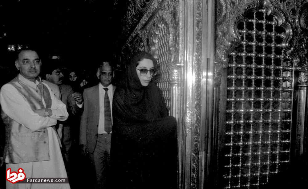 پوشش متفاوت بی نظیر بوتو در ایران +عکس