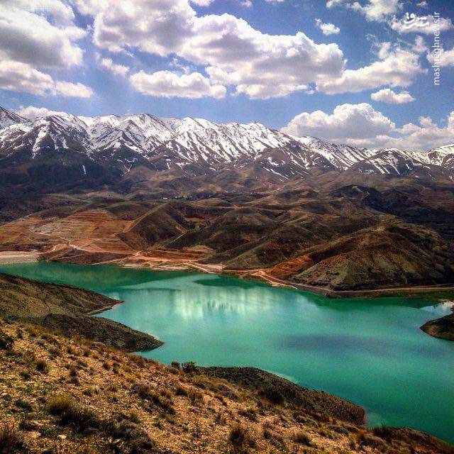 دریاچه‌ای زیبا در استان +عکس