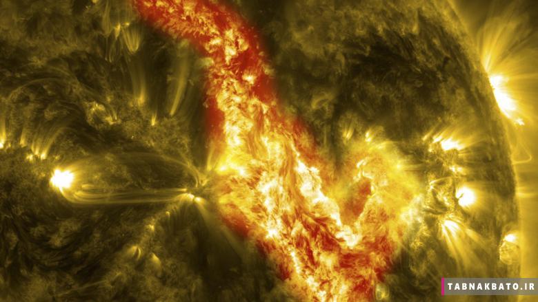 تصاویر اعجاب‌انگیز ناسا از سطح خورشید