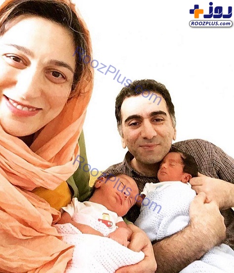 خانم بازیگر ایرانی صاحب فرزند دو قلو شد +عکس