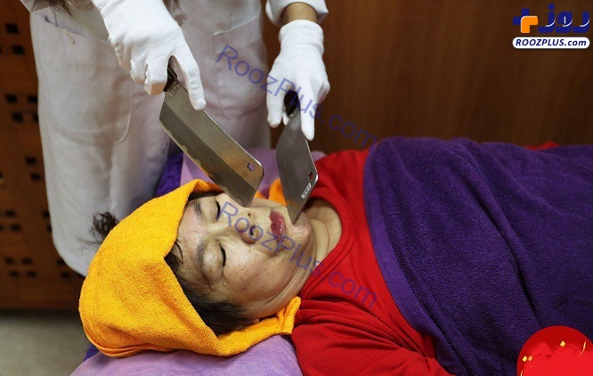 ماساژ درمانی با ساطور برای زنان+عکس