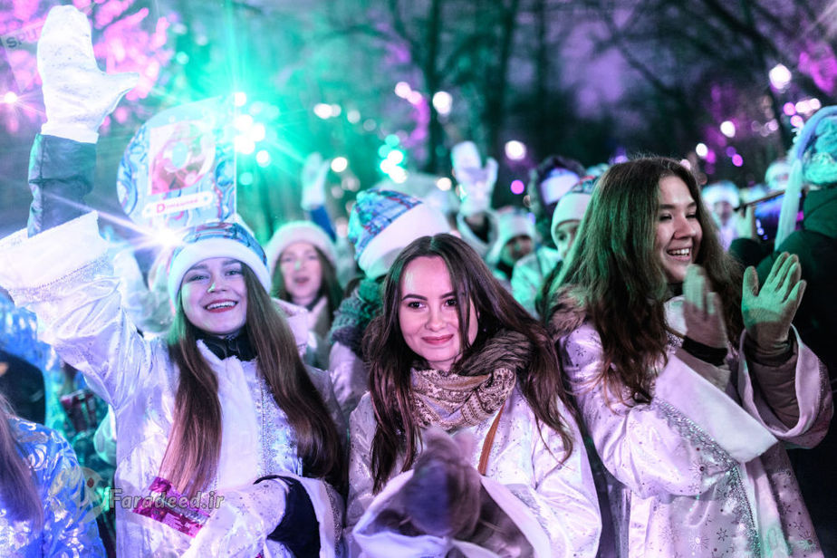 ملکه‌های برفی؛ پدیده جدید جشن‌ها + تصاویر