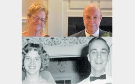 ازدواج دو همکلاسی بعد از ۵۷ سال بهم رسیدند+عکس