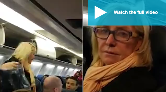 رفتار نژادپرستانه عجیب مسافر در داخل هواپیما+عکس