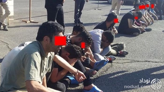 پلیس تهران این ۱۲ زورگیر شمشیر به دست را شوکه کرد! +عکس