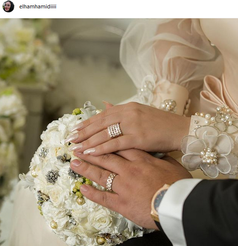 «الهام حمیدی» ازدواج کرد +عکس