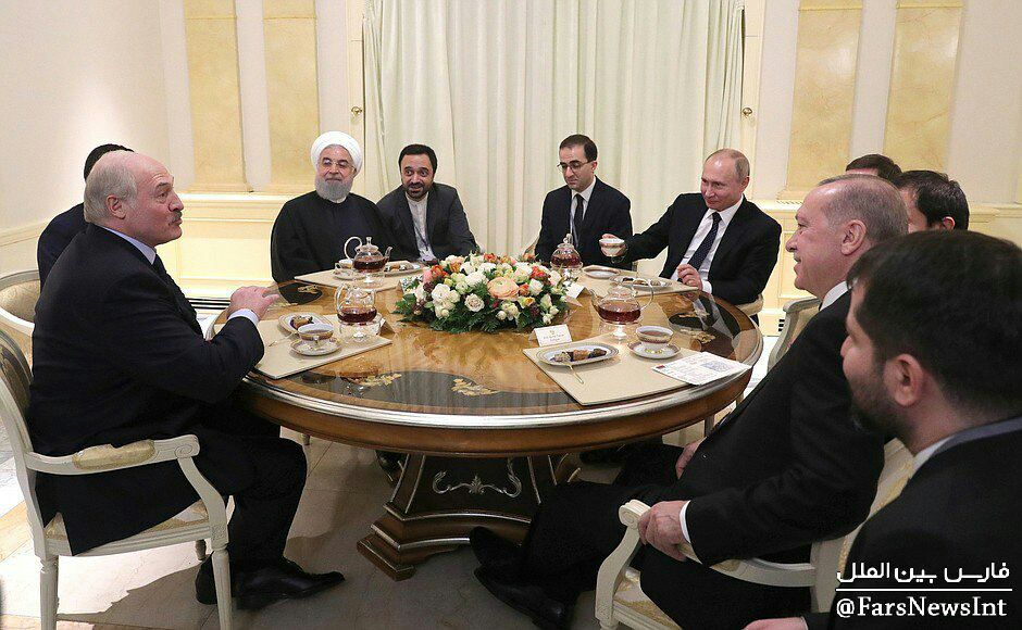 دورهمی پوتین و روحانی و اردوغان+ عکس