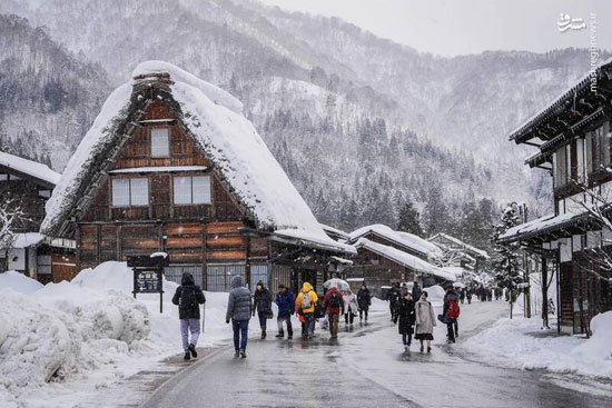 پر برف‌ترین روستای دنیا در ژاپن +عکس