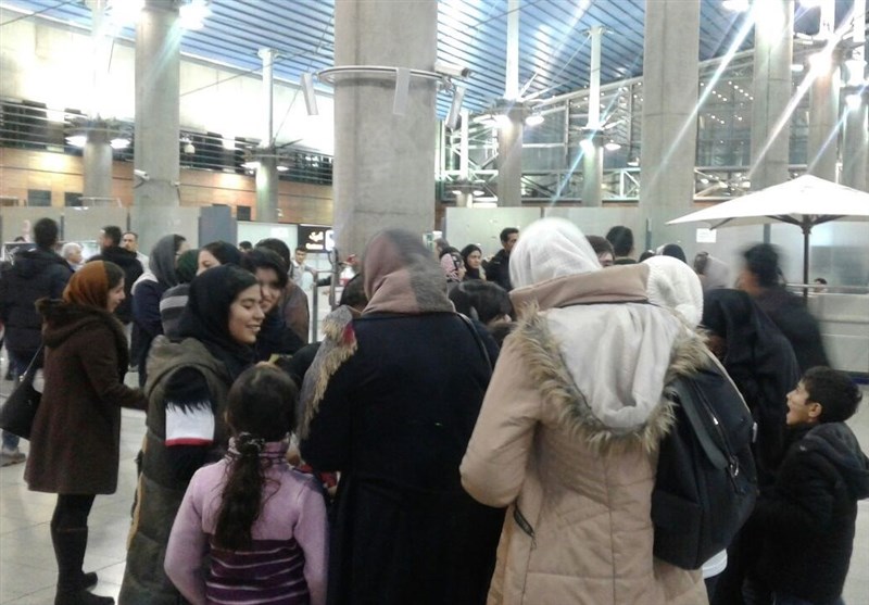 حضور بدل مسی در فرودگاه امام (ره) و عدم استقبال مردم +عکس