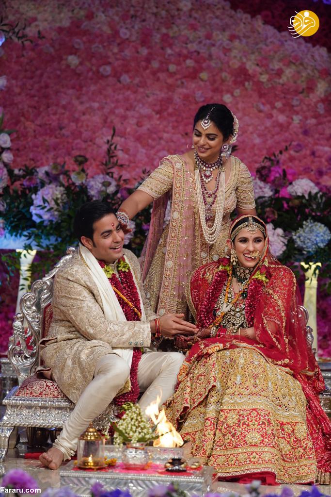 جشن عروسی فرزند ثروتمندترین مرد آسیا +عکس