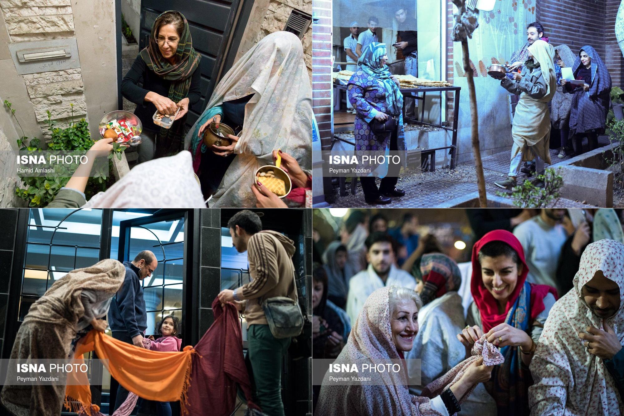 مراسم قاشق زنی در تهران+ عکس