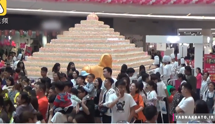 استقبال چینی ها از کیک ابوالهول!