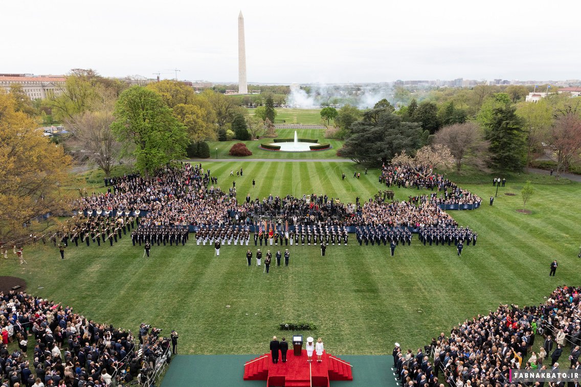 تصاویر کمتر دیده شده از باغ های کاخ سفید‌