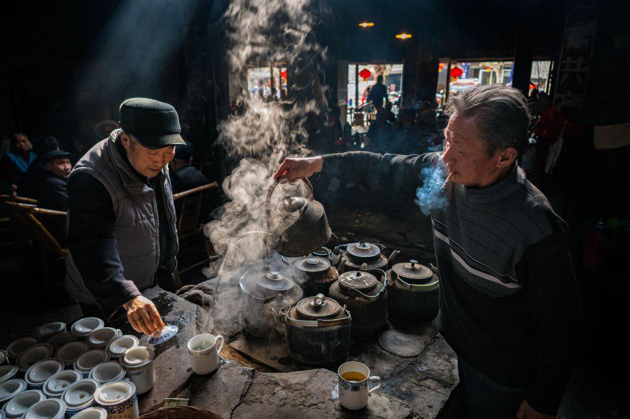 چای‌خانه قدیمی در چین +عکس