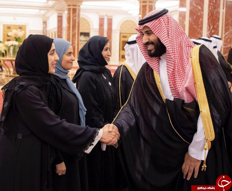 ملاقات بن سلمان با دختر مشهور اماراتی جنجالی شد +عکس