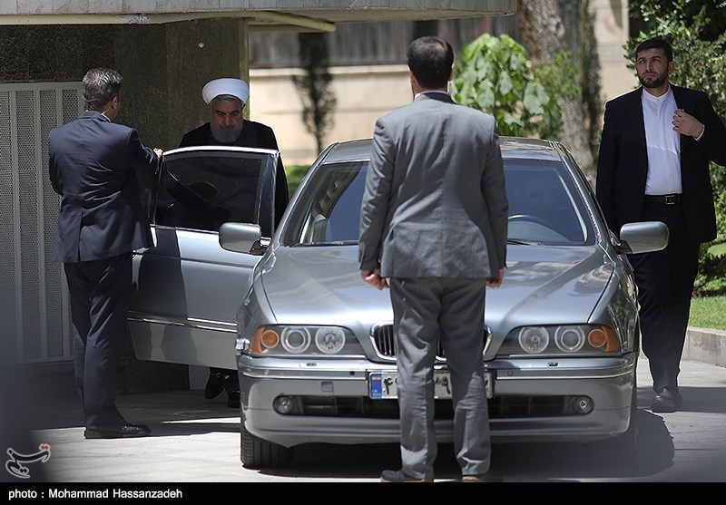ماشین لاکچری که حسن روحانی سوار می‌شود+عکس