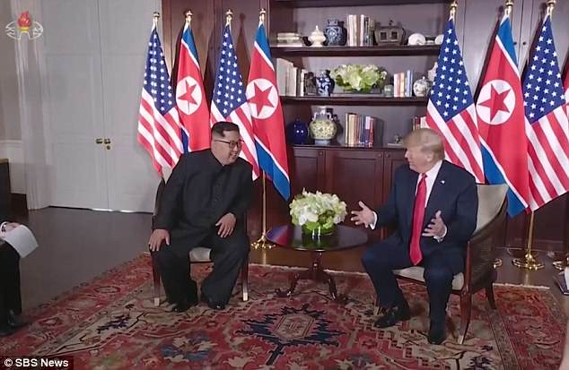 تصاویر تلویزیون دولتی کره شمالی گاف ترامپ را لو داد