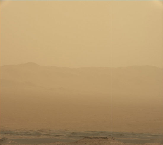 طوفان سرخ مریخ در عکس روز ناسا+عکس