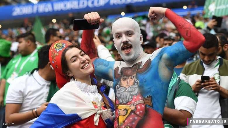 پوشش جالب هواداران تیم های مختلف در جام جهانی 2018
