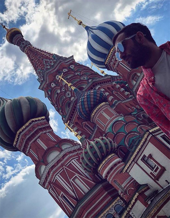 نیما شعبان نژاد در مسکو +عکس