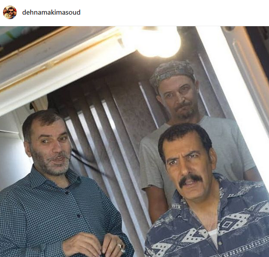 «مسعود ده‌نمکی» زندانی‌ها را به خط کرد +عکس